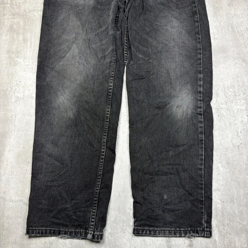 Vintage 90s Levi's 550 Relaxed Fit Jeans Men 33x30 Black Made in USA Grunge Work